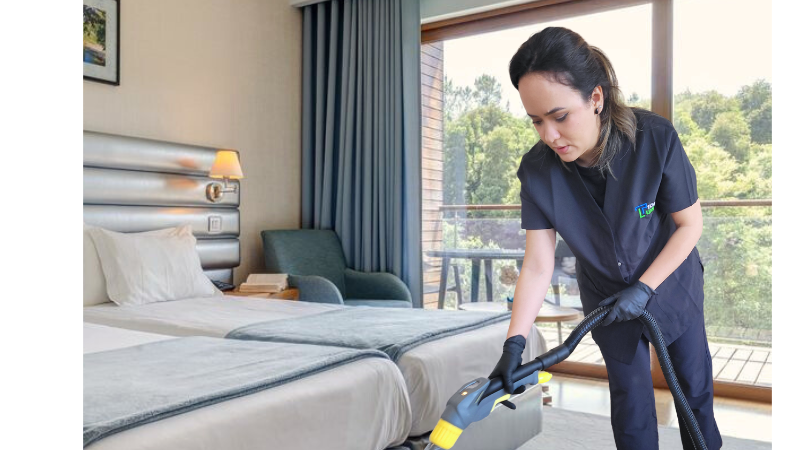 Limpeza profissional de hotel